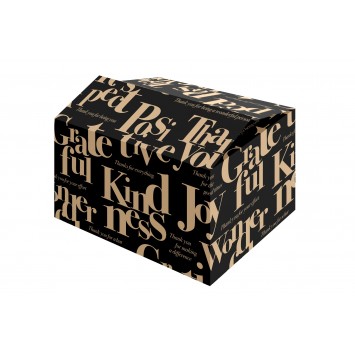 Hamper Box Everyday Black Joy Medium  WMBX-11042